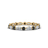 Load image into Gallery viewer, thin-marquise-and-round-eternity-wedding-band-with-black-diamond-in-yellow-gold-FDEWB9403GBLACK-NL-YG