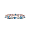 Load image into Gallery viewer, thin-marquise-and-round-eternity-wedding-band-with-blue-topaz-in-rose-gold-FDEWB9403GICBLTO-NL-RG