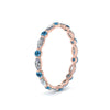 Load image into Gallery viewer, thin-marquise-and-round-eternity-wedding-band-with-blue-topaz-in-rose-gold-FDEWB9403GICBLTOANGLE2-NL-RG