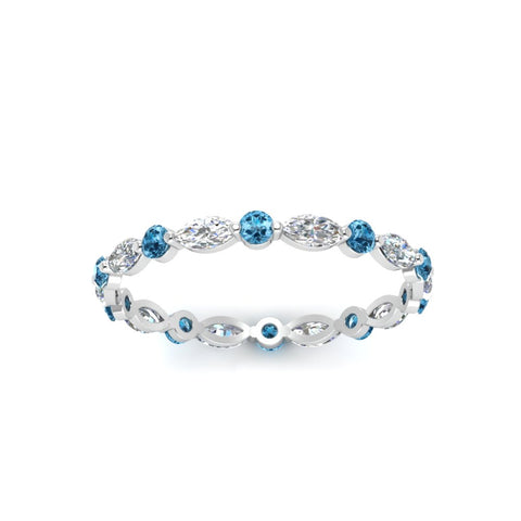 thin-marquise-and-round-eternity-wedding-band-with-blue-topaz-in-white-gold-FDEWB9403GICBLTOANGLE5-NL-WG