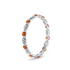 Load image into Gallery viewer, thin-marquise-and-round-eternity-wedding-band-with-orange-sapphire-in-white-gold-FDEWB9403GSAORANGLE2-NL-WG
