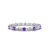 Load image into Gallery viewer, thin-marquise-and-round-eternity-wedding-band-with-orange-topaz-in-white-gold-FDEWB9403GVITO-NL-WG