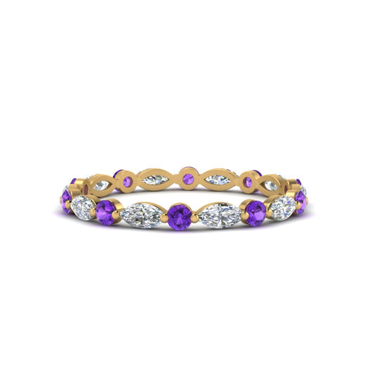 thin-marquise-and-round-eternity-wedding-band-with-orange-topaz-in-yellow-gold-FDEWB9403GVITO-NL-YG
