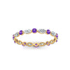 Load image into Gallery viewer, thin-marquise-and-round-eternity-wedding-band-with-orange-topaz-in-yellow-gold-FDEWB9403GVITOANGLE5-NL-YG