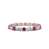 Load image into Gallery viewer, thin-marquise-and-round-eternity-wedding-band-with-pink-sapphire-in-rose-gold-FDEWB9403GSADRPI-NL-RG