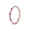 Load image into Gallery viewer, thin-marquise-and-round-eternity-wedding-band-with-pink-sapphire-in-rose-gold-FDEWB9403GSADRPIANGLE2-NL-RG