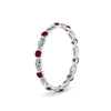 Load image into Gallery viewer, thin-marquise-and-round-eternity-wedding-band-with-ruby-in-white-gold-FDEWB9403GRUDRANGLE2-NL-WG