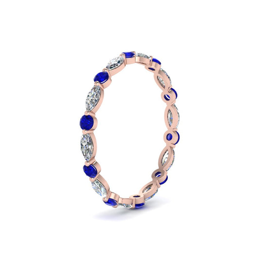 thin-marquise-and-round-eternity-wedding-band-with-sapphire-in-rose-gold-FDEWB9403GSABLANGLE2-NL-RG