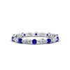 Load image into Gallery viewer, thin-marquise-and-round-eternity-wedding-band-with-sapphire-in-white-gold-FDEWB9403GSABL-NL-WG