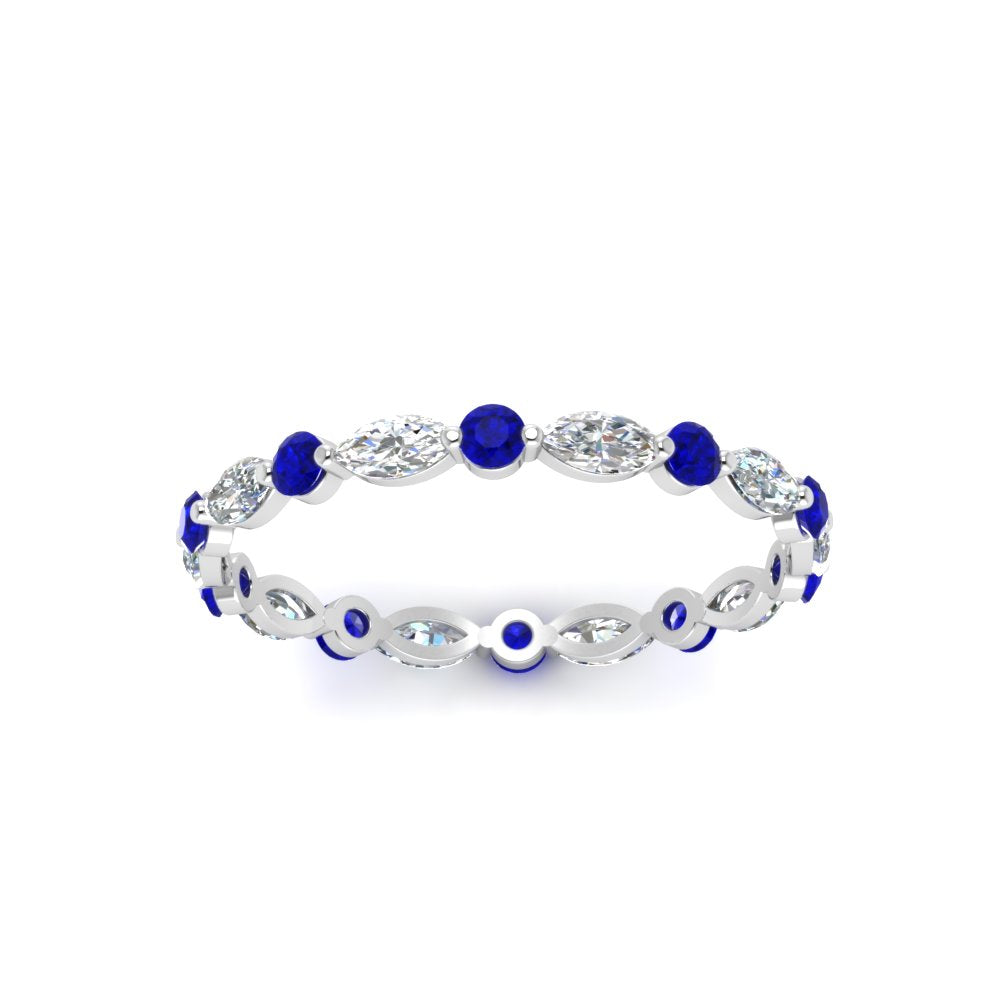 thin-marquise-and-round-eternity-wedding-band-with-sapphire-in-white-gold-FDEWB9403GSABLANGLE5-NL-WG
