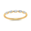 Load image into Gallery viewer, thin-marquise-diamond-wedding-band-in-yellow-gold-FD9346-NL-YG