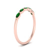 Load image into Gallery viewer, thin-marquise-emerald-wedding-band-in-rose-gold-FD9346GEMGR-NL-RG