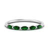 Load image into Gallery viewer, thin-marquise-emerald-wedding-band-in-white-gold-FD9346GEMGR-NL-WG