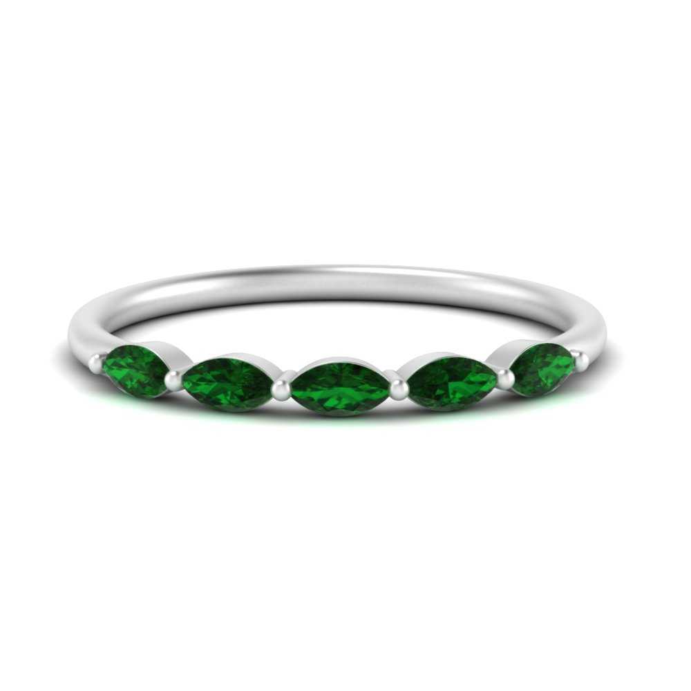 thin-marquise-emerald-wedding-band-in-white-gold-FD9346GEMGR-NL-WG