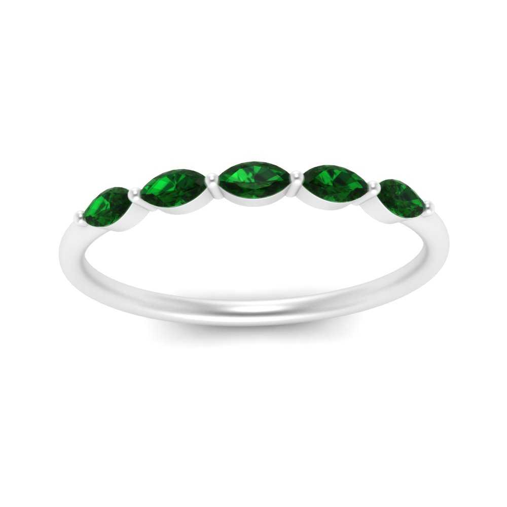 thin-marquise-emerald-wedding-band-in-white-gold-FD9346GEMGR-NL-WG