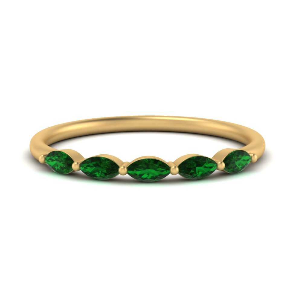 thin-marquise-emerald-wedding-band-in-yellow-gold-FD9346GEMGR-NL-YG