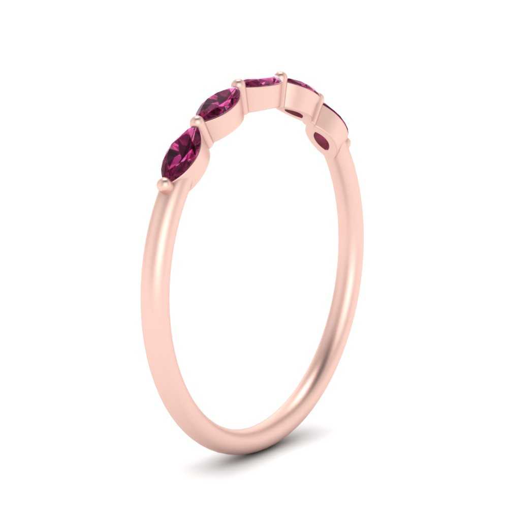 thin-marquise-pink-sapphire-wedding-band-in-rose-gold-FD9346GSADRPI-NL-RG