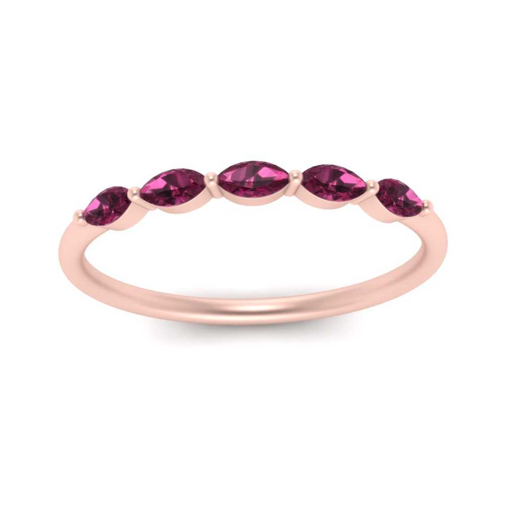 thin-marquise-pink-sapphire-wedding-band-in-rose-gold-FD9346GSADRPI-NL-RG
