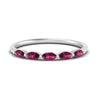 Load image into Gallery viewer, thin-marquise-pink-sapphire-wedding-band-in-white-gold-FD9346GSADRPI-NL-WG