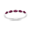 Load image into Gallery viewer, thin-marquise-pink-sapphire-wedding-band-in-white-gold-FD9346GSADRPI-NL-WG