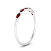 Load image into Gallery viewer, thin-marquise-ruby-wedding-band-in-white-gold-FD9346GRUDR-NL-WG