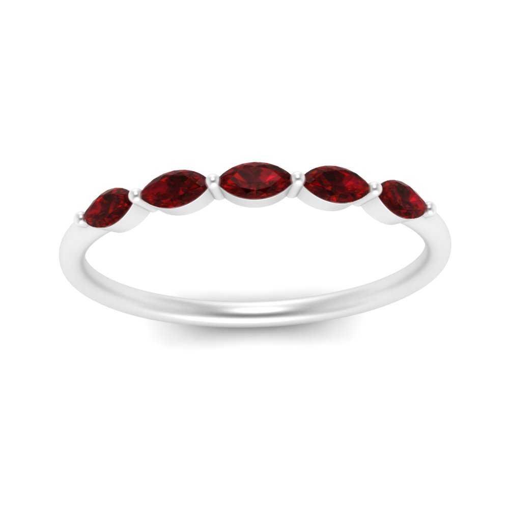 thin-marquise-ruby-wedding-band-in-white-gold-FD9346GRUDR-NL-WG