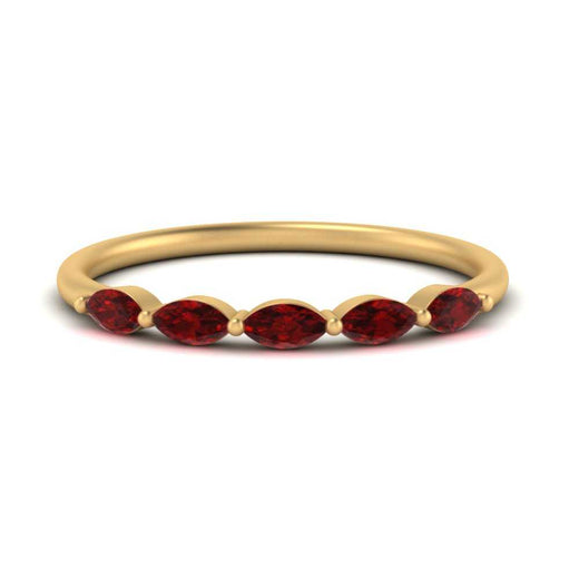 thin-marquise-ruby-wedding-band-in-yellow-gold-FD9346GRUDR-NL-YG