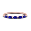 Load image into Gallery viewer, thin-marquise-sapphire-wedding-band-in-rose-gold-FD9346GSABL-NL-RG