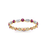 Load image into Gallery viewer, thin-marquise-stackable-wedding-band-with-pink-sapphire-in-yellow-gold-FDEWB9403GSADRPI-NL-YG.jpg
