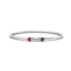 Load image into Gallery viewer, Stackable Thin Baguette Ring