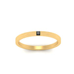Load image into Gallery viewer, Thin Princess Cut Mens Band Ring
