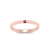 Load image into Gallery viewer, Thin Princess Cut Mens Band Ring