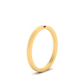 Thumbnail 39 - Thin Princess Cut Mens Band Ring