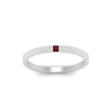 Load image into Gallery viewer, Thin Princess Cut Mens Band Ring