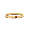 Load image into Gallery viewer, Thin Princess Cut Mens Band Ring