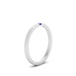 Load image into Gallery viewer, Thin Princess Cut Mens Band Ring
