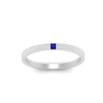 Load image into Gallery viewer, Thin Princess Cut Mens Band Ring
