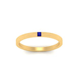 Load image into Gallery viewer, Thin Princess Cut Mens Band Ring
