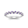 Load image into Gallery viewer, thin-purple-topaz-vintage-wedding-band-in-white-gold-FD123703BGVITO-NL-WG-GS