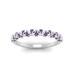 Load image into Gallery viewer, thin-purple-topaz-vintage-wedding-band-in-white-gold-FD123703BGVITO-NL-WG-GS
