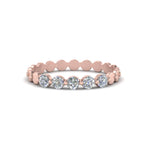 Load image into Gallery viewer, thin-round-diamond-stack-band-in-rose-gold-FD9548B-NL-RG.jpg

