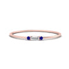 Load image into Gallery viewer, Stackable Thin Baguette Ring