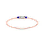 Load image into Gallery viewer, Thin Stack Baguette Ring
