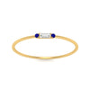 Load image into Gallery viewer, Stackable Thin Baguette Ring