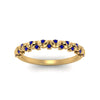 Load image into Gallery viewer, thin-sapphire-vintage-wedding-band-in-yellow-gold-FD123703BGSABL-NL-YG-GS