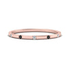 Load image into Gallery viewer, thin-space-out-stackable-band-with-black-diamond-in-rose-gold-FDEWB9437RORGBLACK-NL-RG