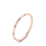 Load image into Gallery viewer, thin-space-out-stackable-diamond-band-in-rose-gold-FDEWB9437RORANGLE2-NL-RG
