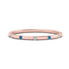 Load image into Gallery viewer, thin-space-out-stackable-diamond-band-with-blue-topaz-in-rose-gold-FDEWB9437RORGICBLTO-NL-RG