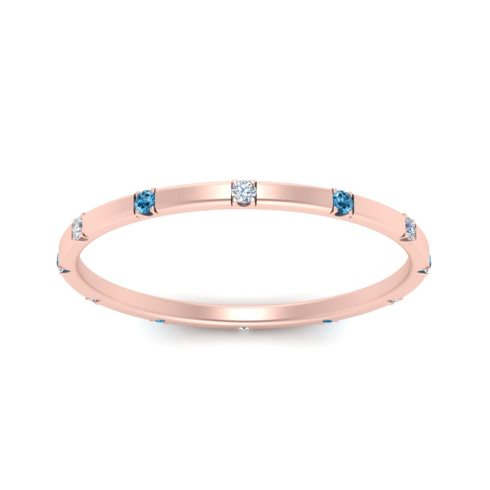 thin-space-out-stackable-diamond-band-with-blue-topaz-in-rose-gold-FDEWB9437RORGICBLTOANGLE5-NL-RG