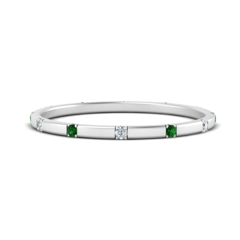 thin-space-out-stackable-diamond-band-with-emerald-in-white-gold-FDEWB9437RORGEMGR-NL-WG